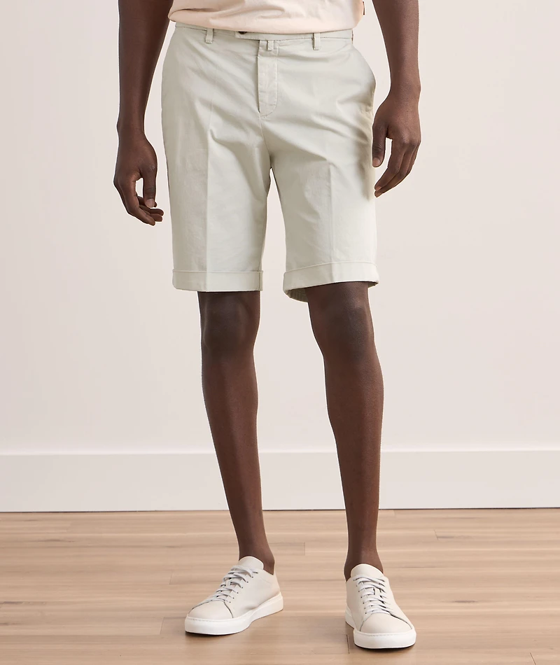 Stretch-Cotton Bermuda Shorts