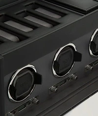 Triple Watch Winder with Storage