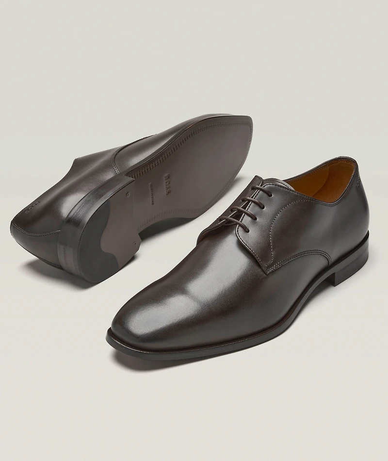 Lisbon Burnished Leather Derbies