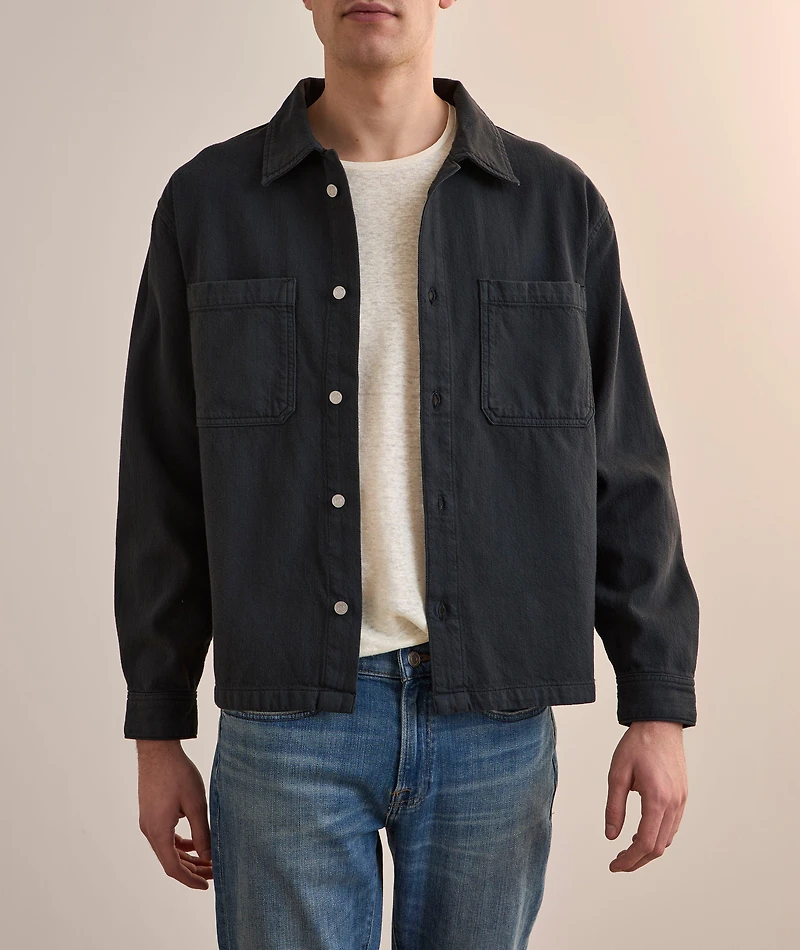 Terry Cotton Double Pocket Overshirt