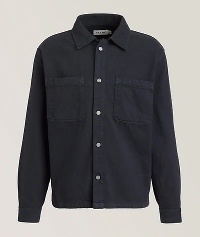 Terry Cotton Double Pocket Overshirt