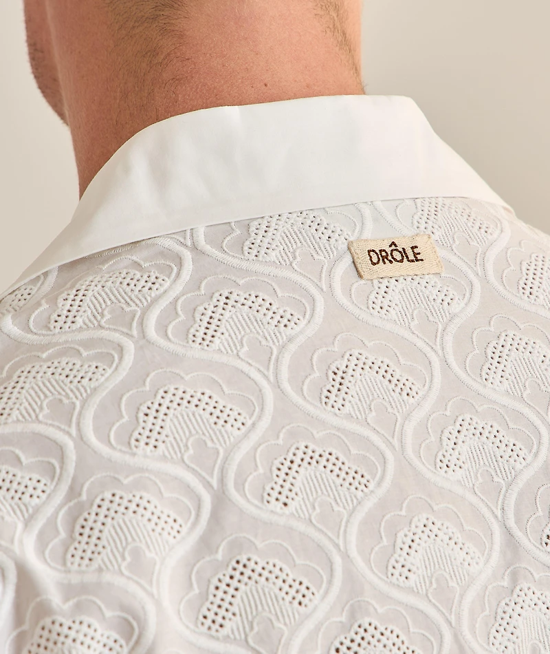 Cotton Eyelet Shirt