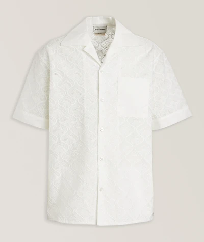 Cotton Eyelet Shirt