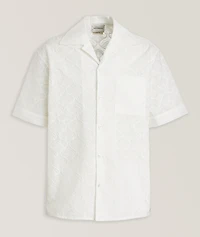Cotton Eyelet Shirt