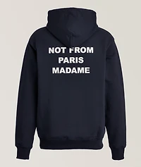 Not From Paris Madame Cotton Hooded Sweater