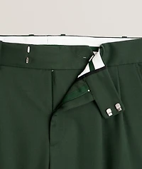 Wool-Blend Pleated Cargo Pants