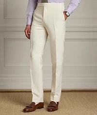 Silk-Linen Suit Pants