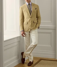 Silk-Linen Suit Pants