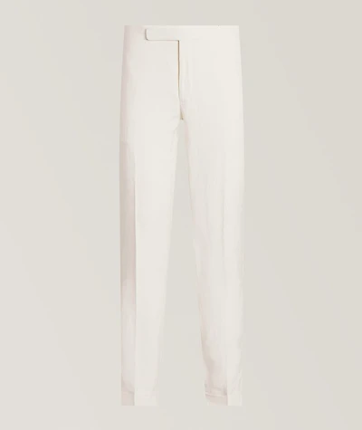 Silk-Linen Suit Pants