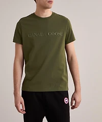 Emersen Embroidered Wordmark T-Shirt