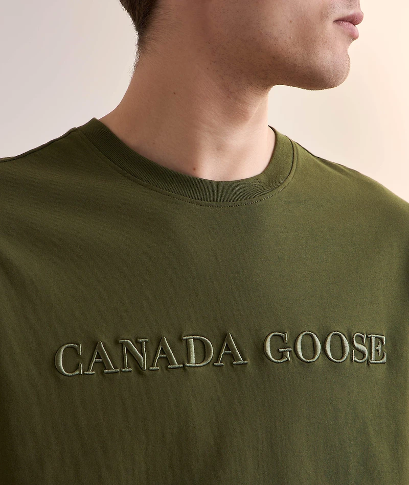 Emersen Embroidered Wordmark T-Shirt