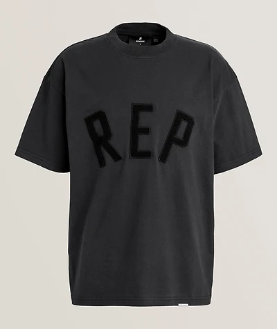 Rep Applique Logo Cotton T-Shirt