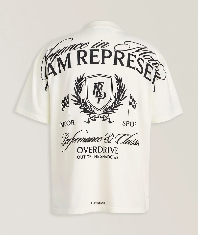 Crest Logo Cotton T-Shirt
