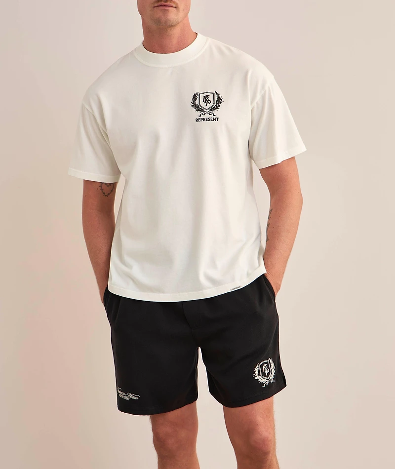 Crest Logo Cotton T-Shirt