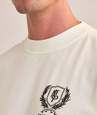Crest Logo Cotton T-Shirt