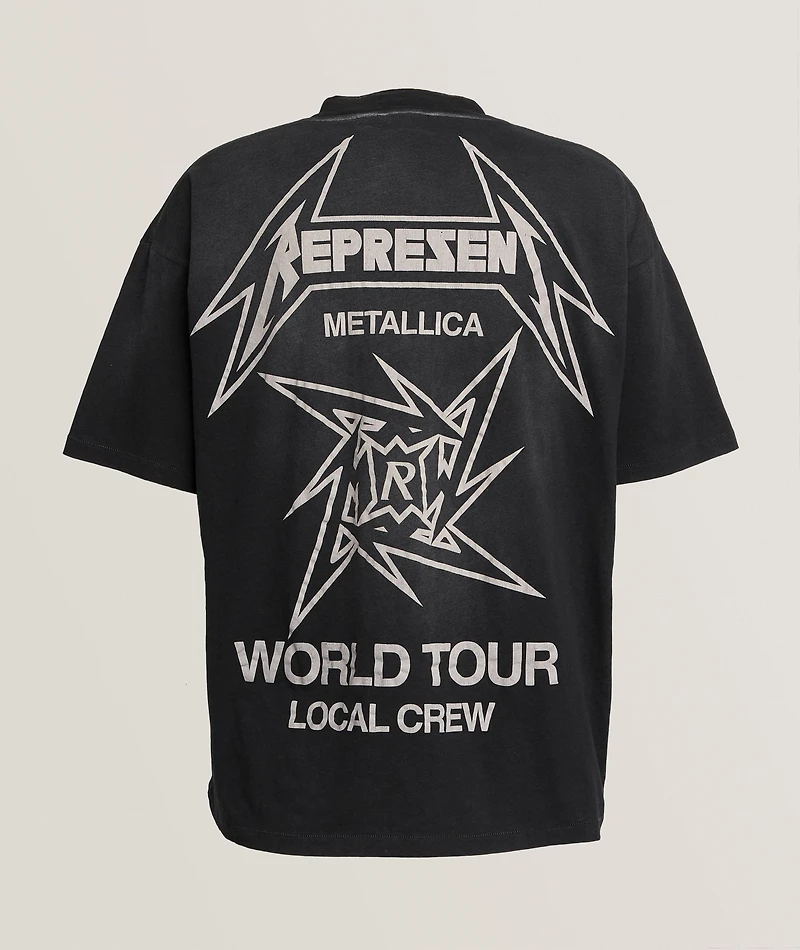 X Metallica 40th Anniversary World Tour T-Shirt