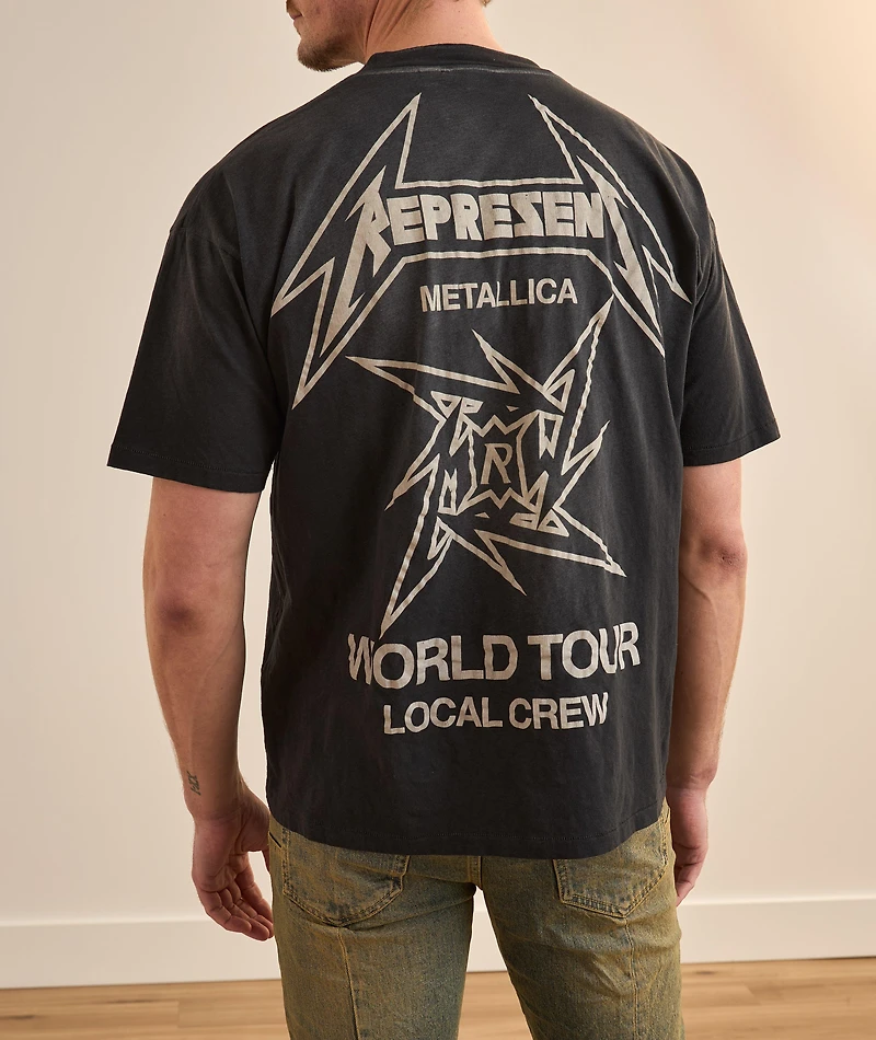 X Metallica 40th Anniversary World Tour T-Shirt