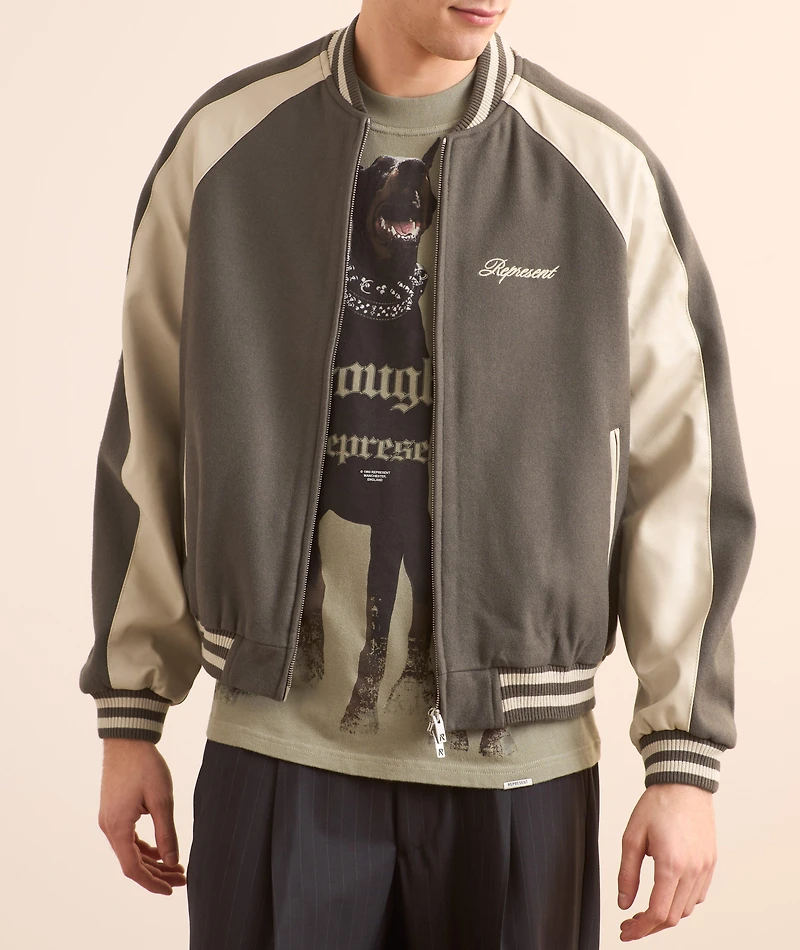 Raglan Varsity Bomber