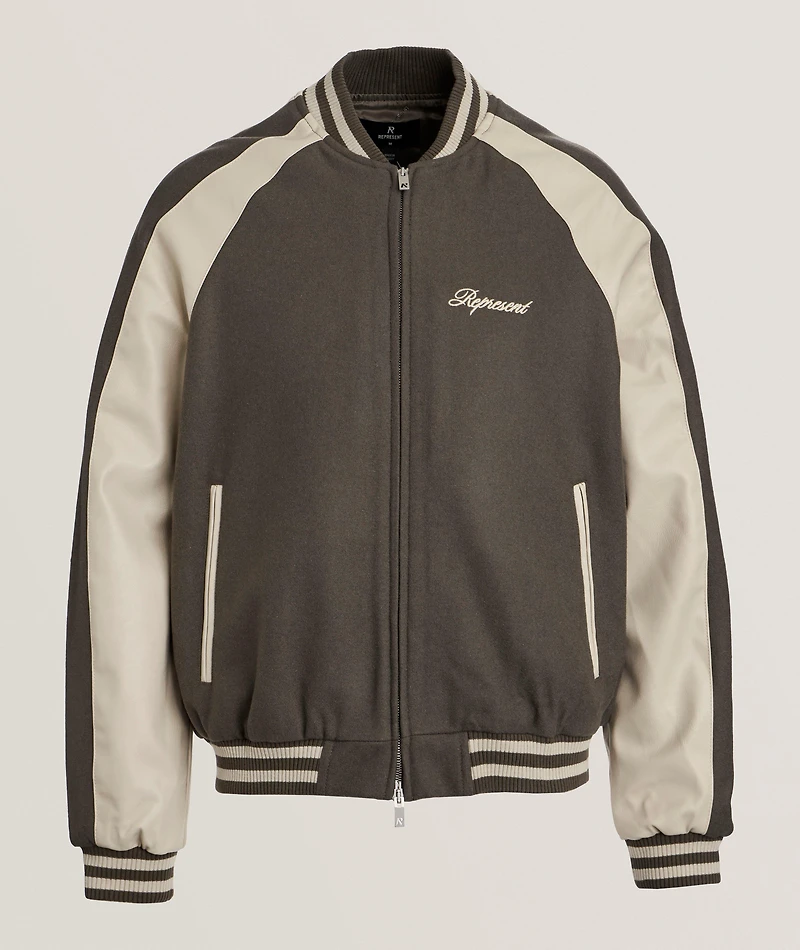 Raglan Varsity Bomber