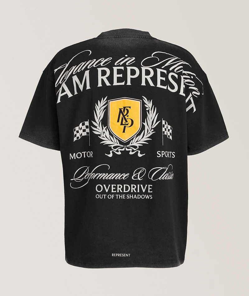 Crest Logo Cotton T-Shirt