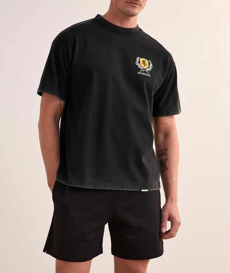 Crest Logo Cotton T-Shirt