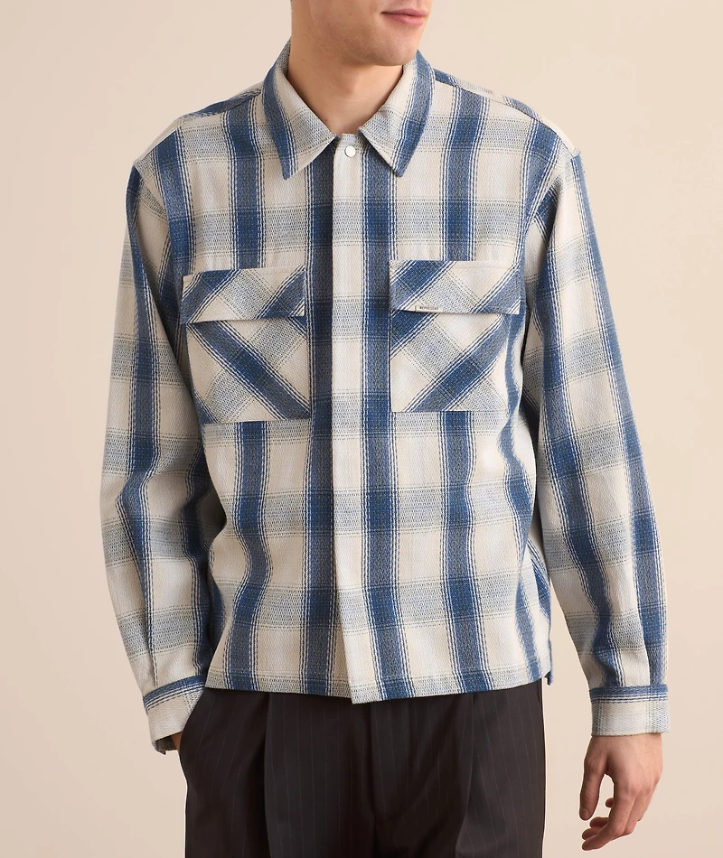 Plaid Waffle Flannel Shirt