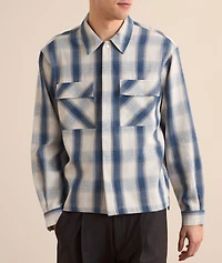 Plaid Waffle Flannel Shirt