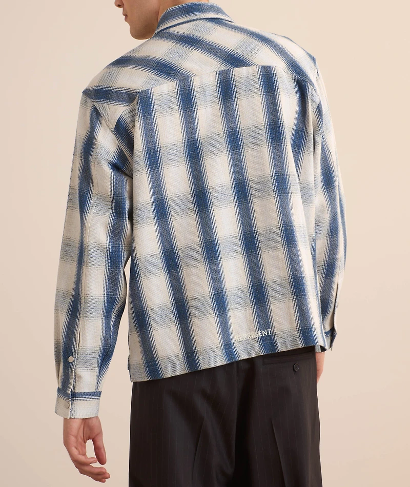 Plaid Waffle Flannel Shirt