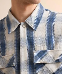 Plaid Waffle Flannel Shirt