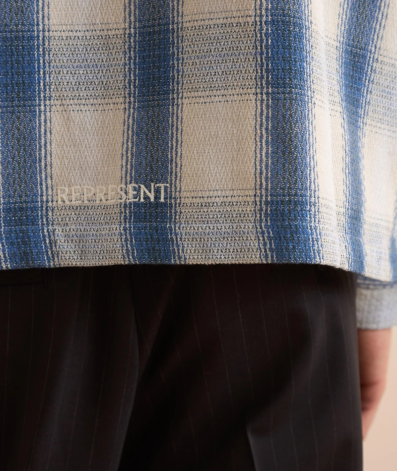 Plaid Waffle Flannel Shirt