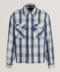 Plaid Waffle Flannel Shirt
