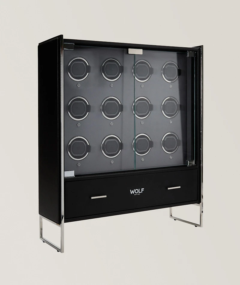 Regent Roadster 12pc Watch Winder Cabinet 