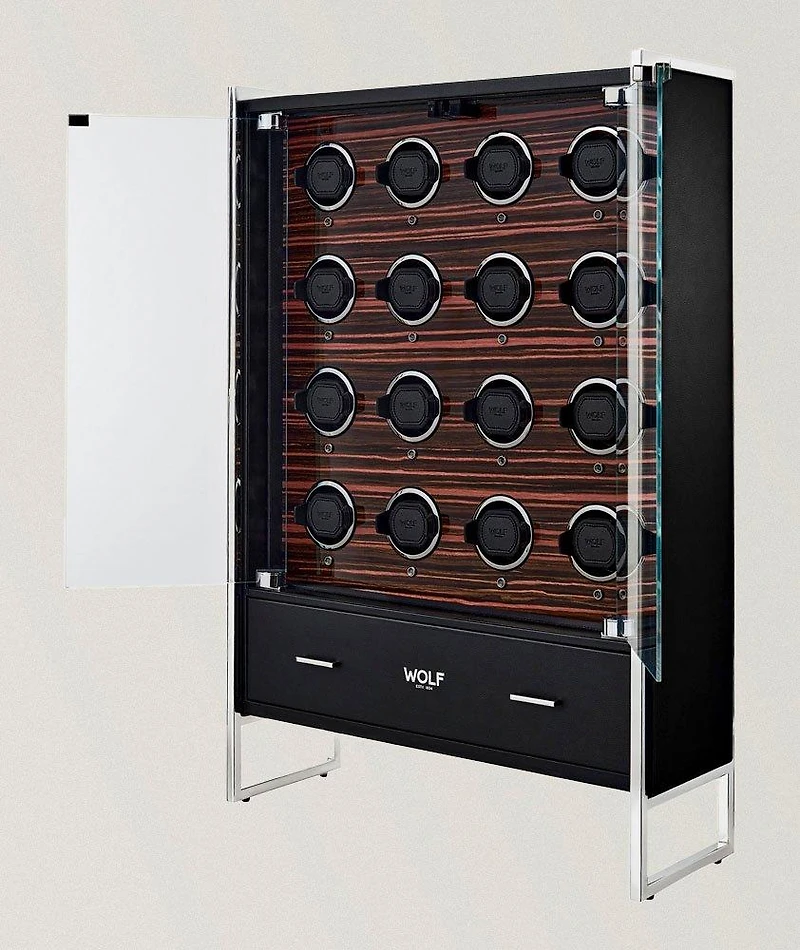 Regent Roadster 16pc Watch Winder Cabinet