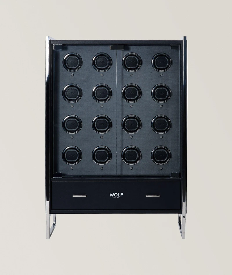 Regent Roadster 16pc Watch Winder Cabinet