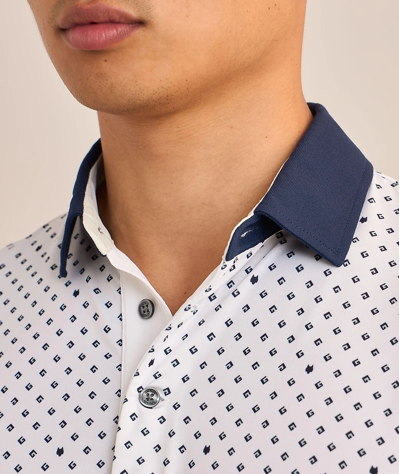 G-Squared Technical-Stretch Polo
