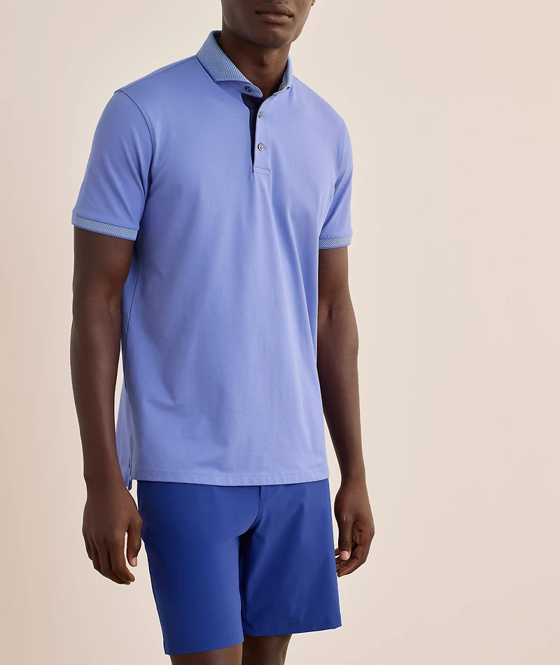 Cotton-Blend Golf Polo