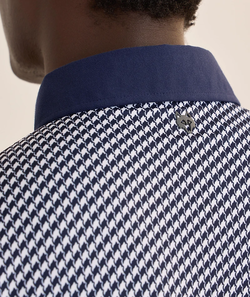Sacred Spirits Houndstooth Golf Polo
