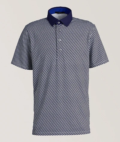 Sacred Spirits Houndstooth Golf Polo