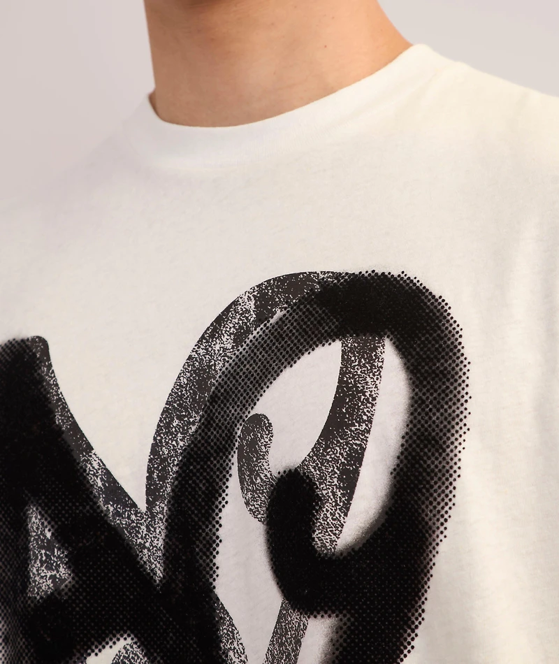 Flocked Heart T-Shirt