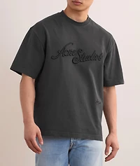 Cursive Embroidered Logo T-Shirt
