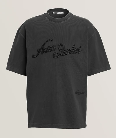 Cursive Embroidered Logo T-Shirt