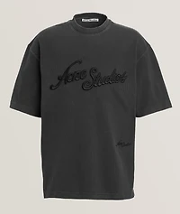 Cursive Embroidered Logo T-Shirt