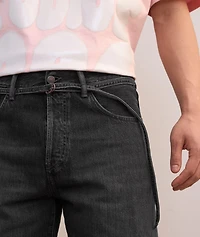 Cotton Denim Belted Shorts