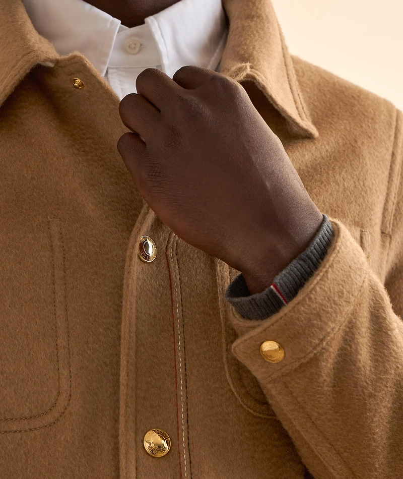 Utility Camel Hair Chore Jacket