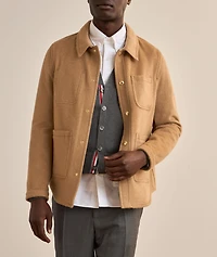Utility Camel Hair Chore Jacket