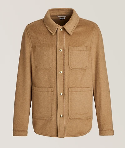 Utility Camel Hair Chore Jacket