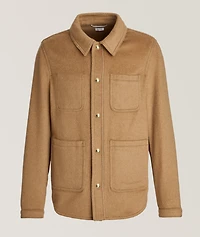 Utility Camel Hair Chore Jacket