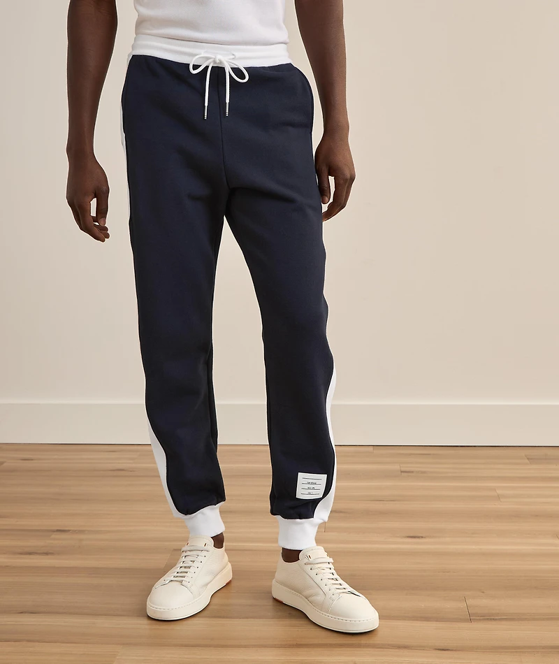 4-Bar Colourblock Loopback Sweatpants