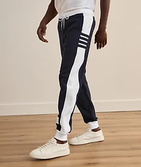 4-Bar Colourblock Loopback Sweatpants