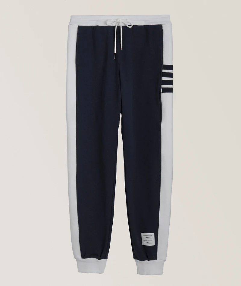 4-Bar Colourblock Loopback Sweatpants